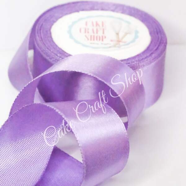 Lilac Satin Ribbon – 1 Inch, 10 metres