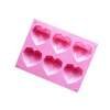 Geometric Heart Silicone Mold (6 cavity)