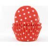 Red Polka Dot Cupcake Liners